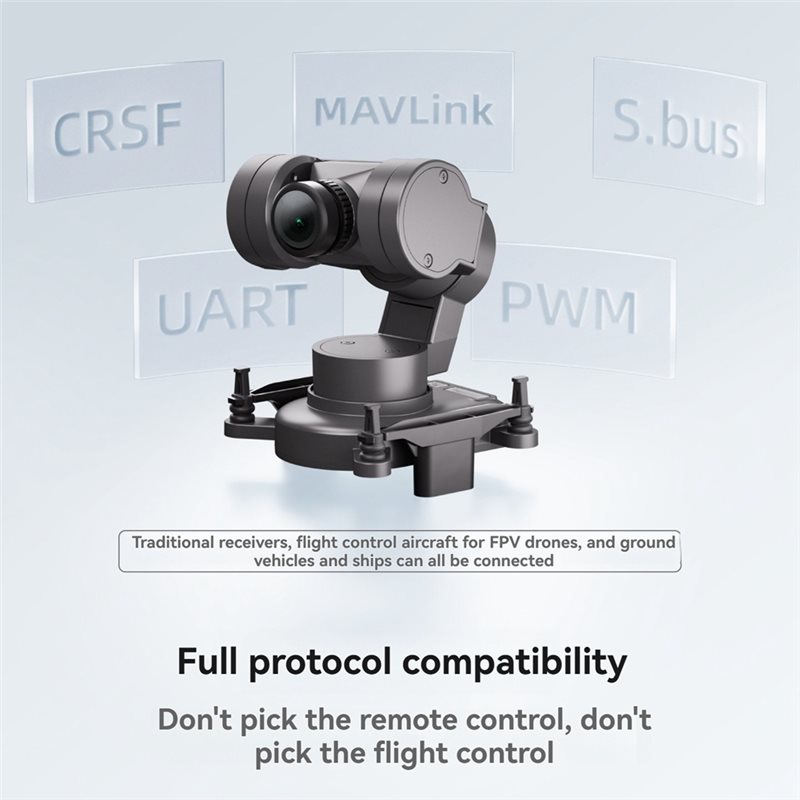 【新製品！A25P】GM3 V2 FPVジンバル 3軸ヘッド - Drone Gimbal 3 Axis のレビューと価格