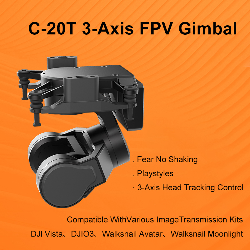 FPVレーシングドローン用3軸ジンバル、安定性向上、PTZ対 - Drone Gimbal Mount のレビューと価格