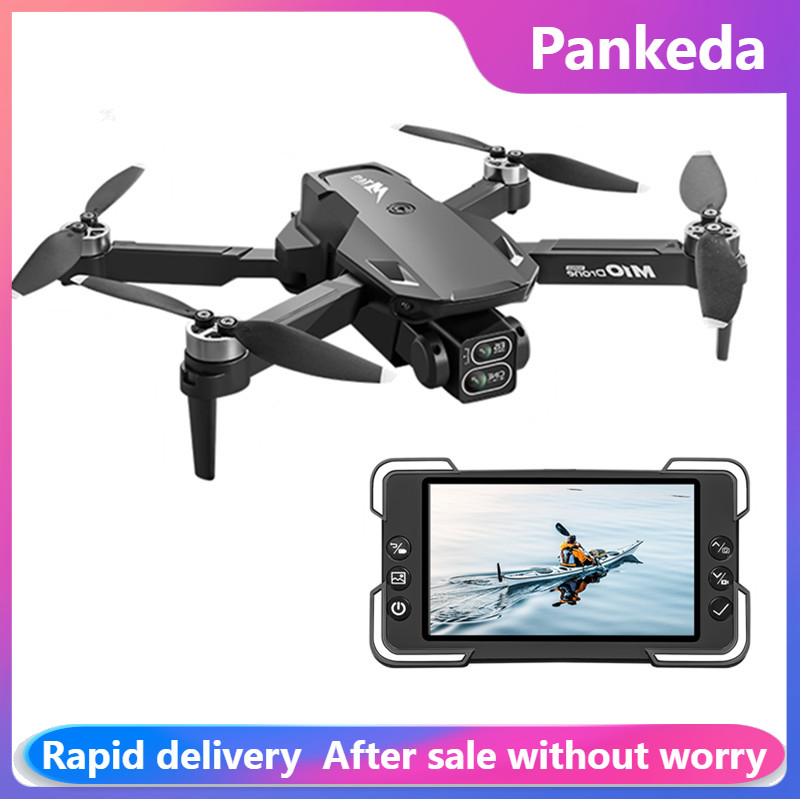 M10カメラドローン、画面付きリモコン、デュアルカメラ、オプ - Drone Gimbal 2 Axis のレビューと価格